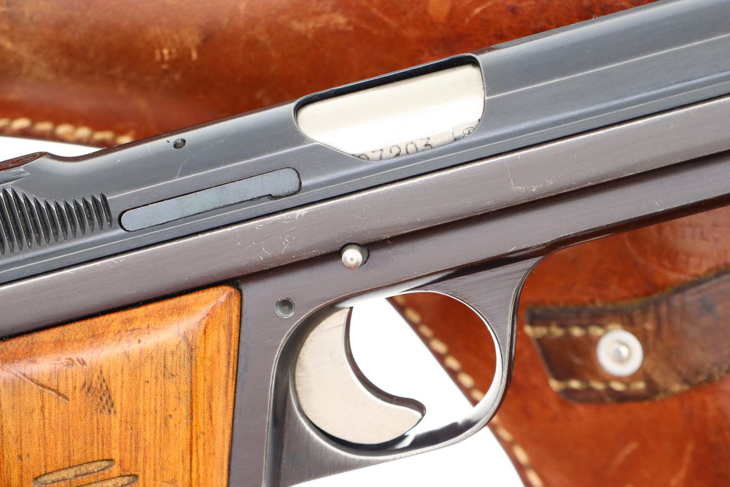 Beautiful Early Swiss Military SIG P49, High Polish, Holster, FB00073 - Image 3