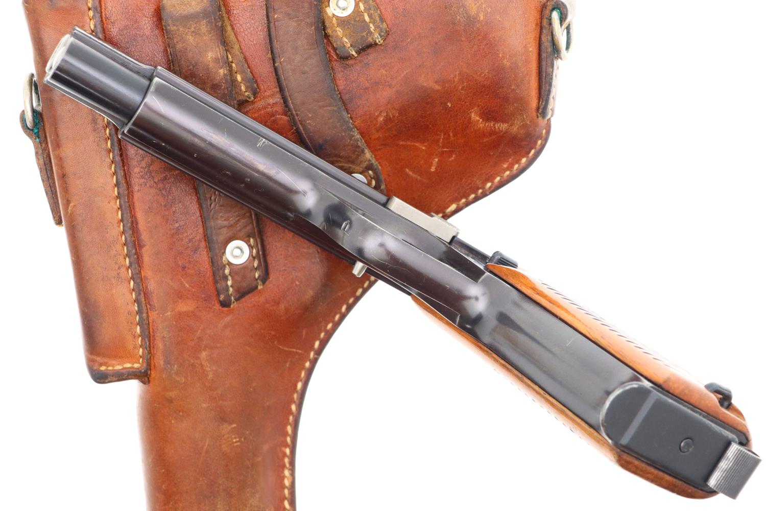 Beautiful Early Swiss Military SIG P49, High Polish, Holster, FB00073 - Image 12