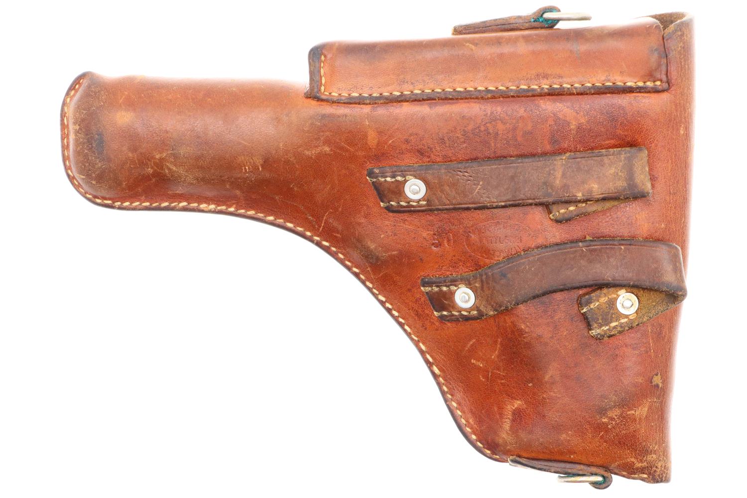 Beautiful Early Swiss Military SIG P49, High Polish, Holster, FB00073 - Image 14