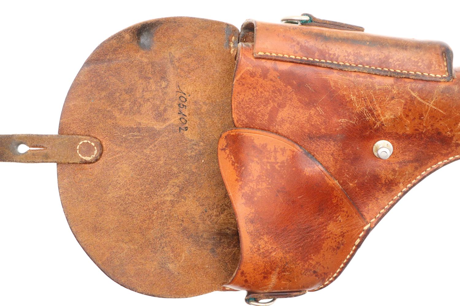 Beautiful Early Swiss Military SIG P49, High Polish, Holster, FB00073 - Image 15
