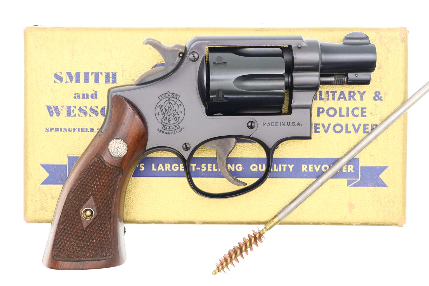 Beautiful, S&W, 38, Military & Police Revolver, 5 Screw, Boxed, FB01266