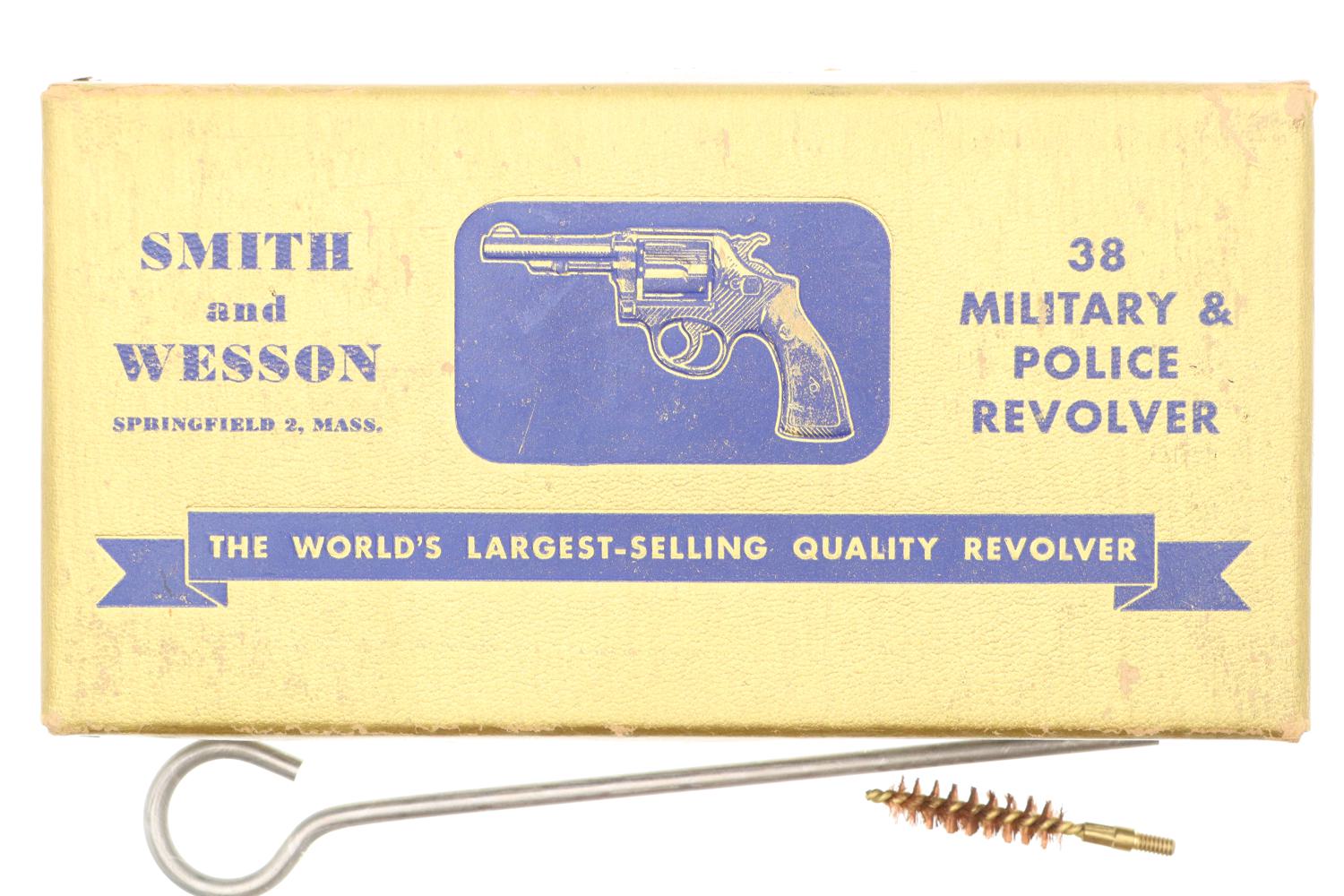 Beautiful, S&W, 38, Military & Police Revolver, 5 Screw, Boxed, FB01266 - Image 16