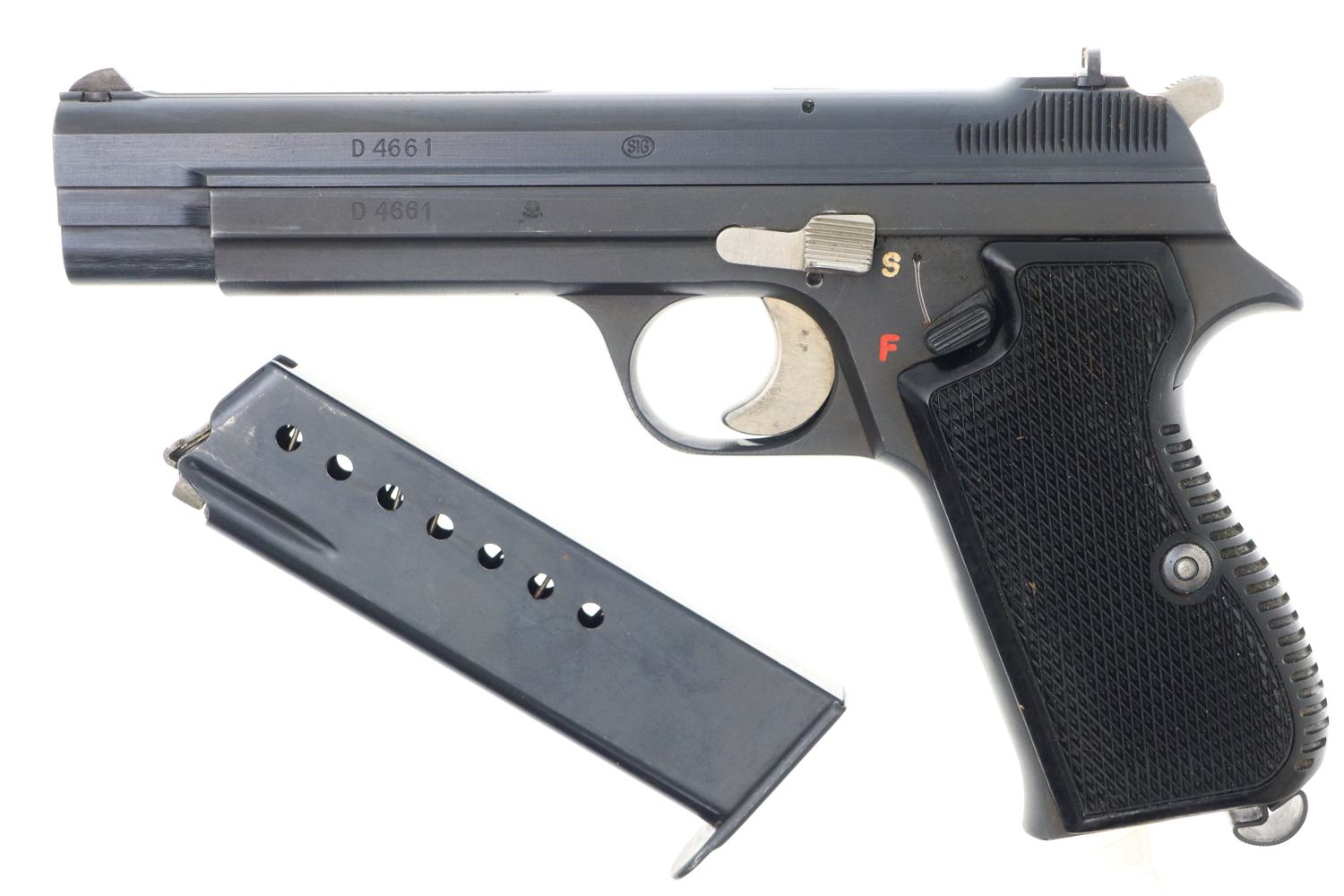 Beautiful SIG P210-4 German Border Patrol Pistol, Holster, FB00075 - Image 4