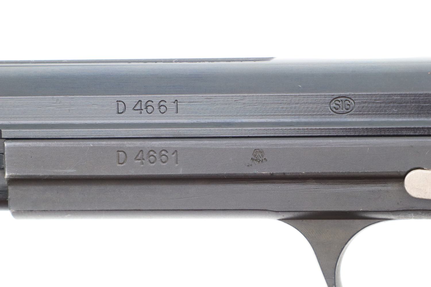 Beautiful SIG P210-4 German Border Patrol Pistol, Holster, FB00075 - Image 5