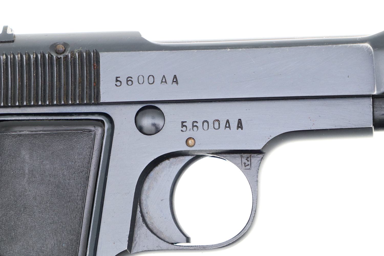 Beretta 1934 High Polish Pistol, German WWII Serial Range, 5600AA, FB00514 - Image 3