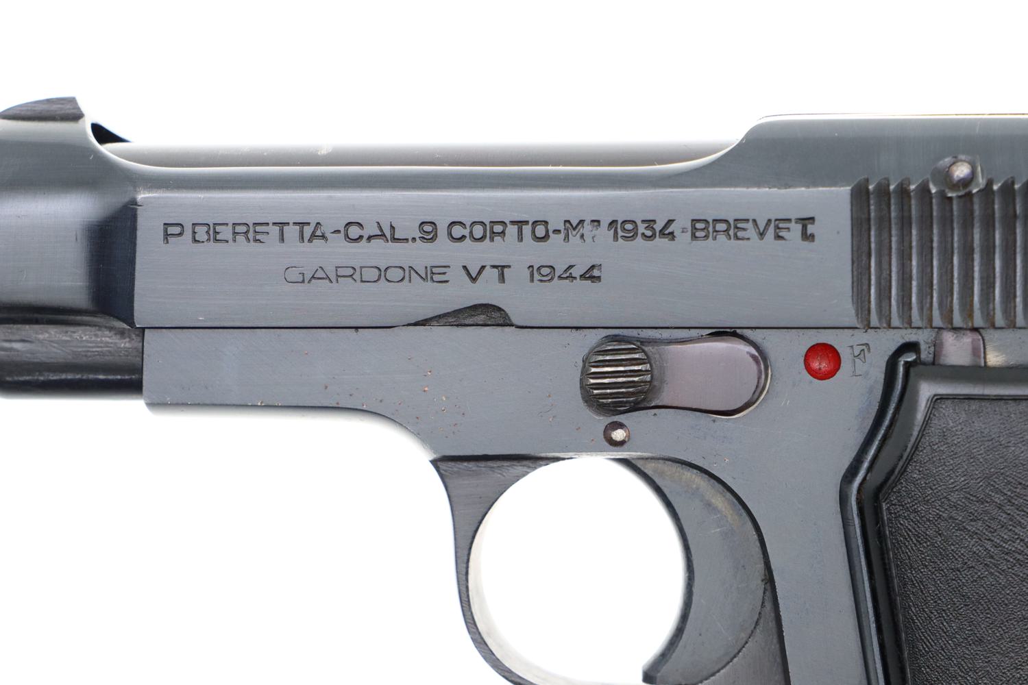 Beretta 1934 High Polish Pistol, German WWII Serial Range, 5600AA, FB00514 - Image 4