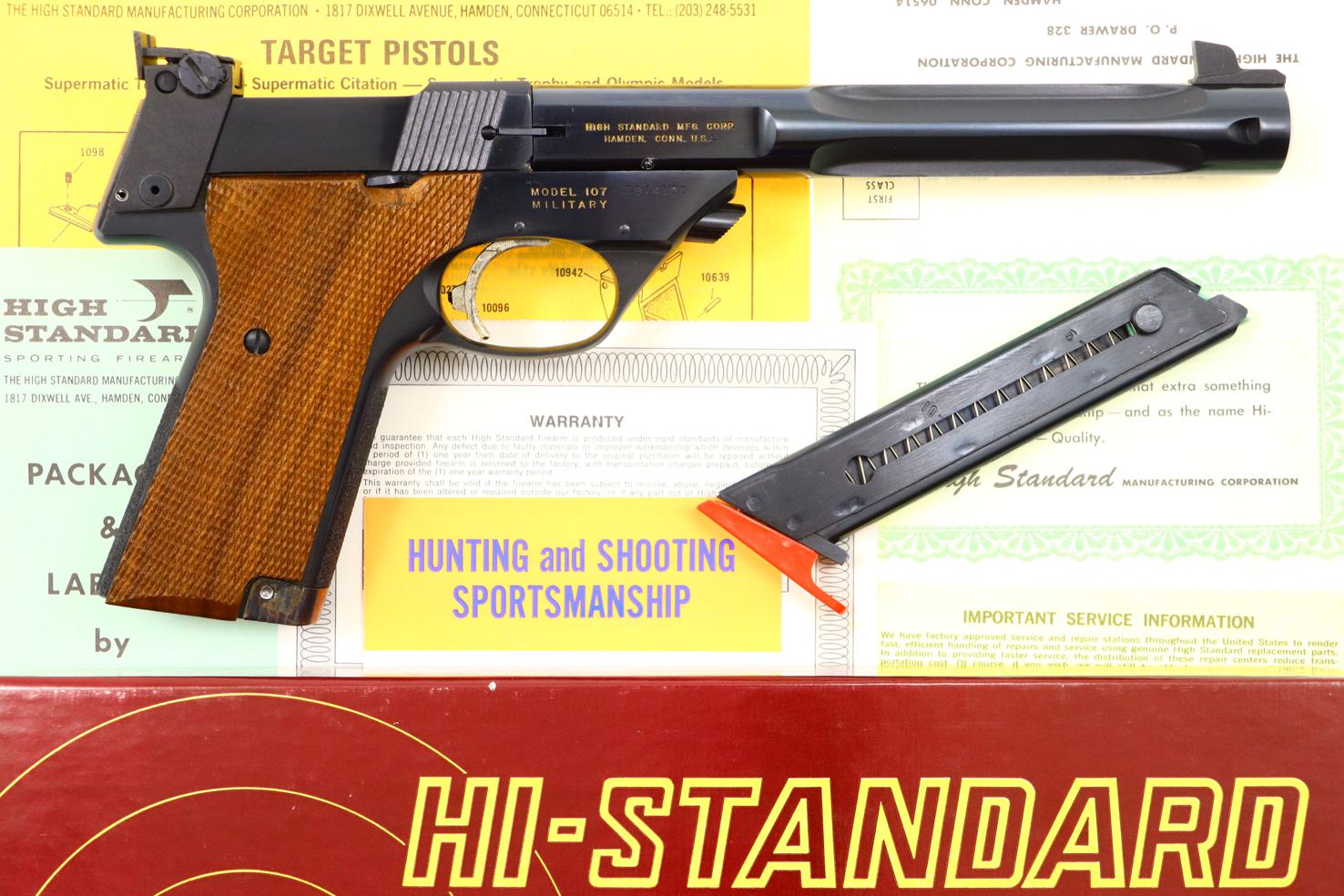 Fantastic High Standard, Supermatic Trophy 107, Matching Box, FB01128 - Image 2