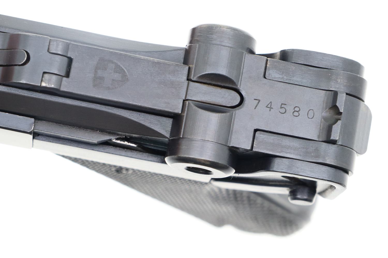 Gorgeous, Late Bern 1929 Swiss Luger Military Rig, 74580, FB00068 - Image 8
