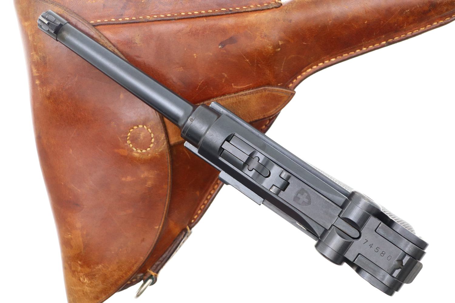 Gorgeous, Late Bern 1929 Swiss Luger Military Rig, 74580, FB00068 - Image 10