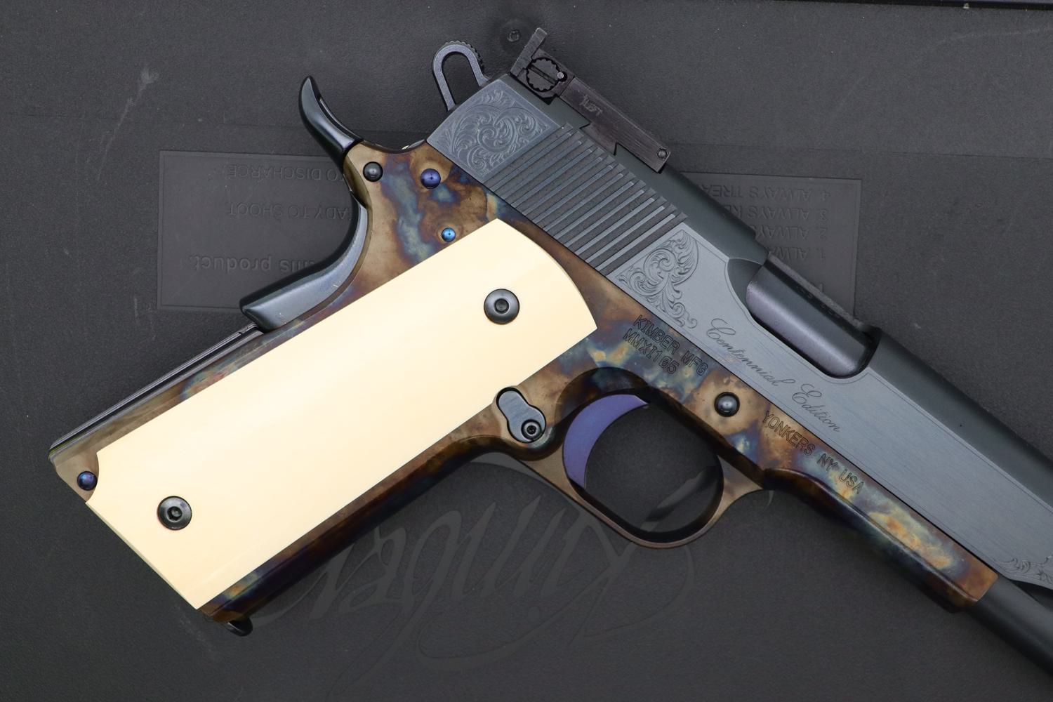 Kimber, Custom Shop Centennial Edition, Cased, Literature, MMXI105, FB01303 - Image 7
