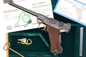 Spectacular Mauser, Luger, P08, German Navy Commemorative, Cased, FB01297