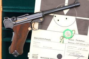 Spectacular Mauser, Luger, P08, German Navy Commemorative, Cased, FB01297