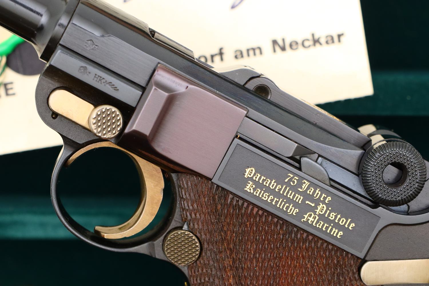 Spectacular Mauser, Luger, P08, German Navy Commemorative, Cased, FB01297 - Image 3