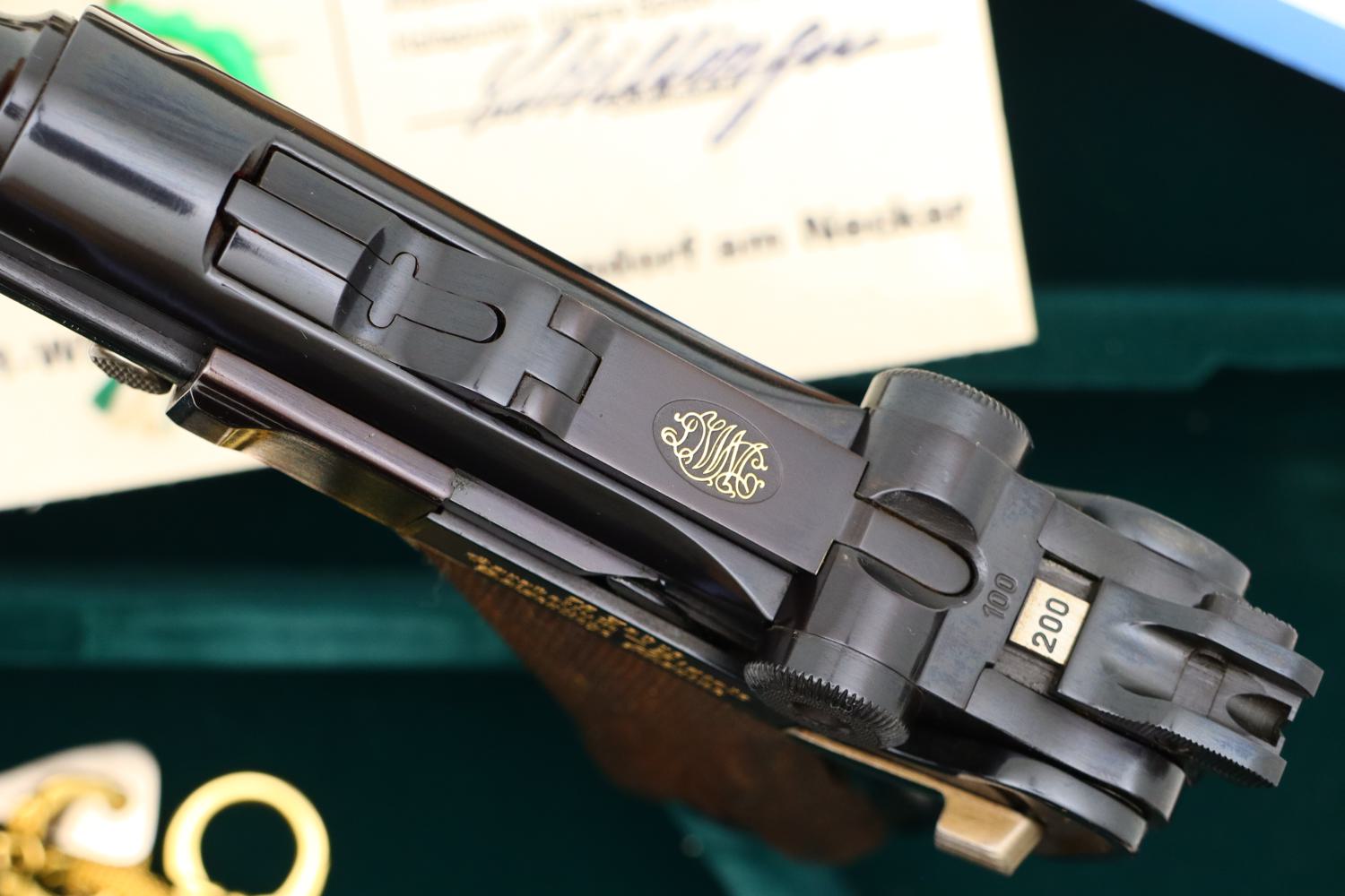 Spectacular Mauser, Luger, P08, German Navy Commemorative, Cased, FB01297 - Image 5