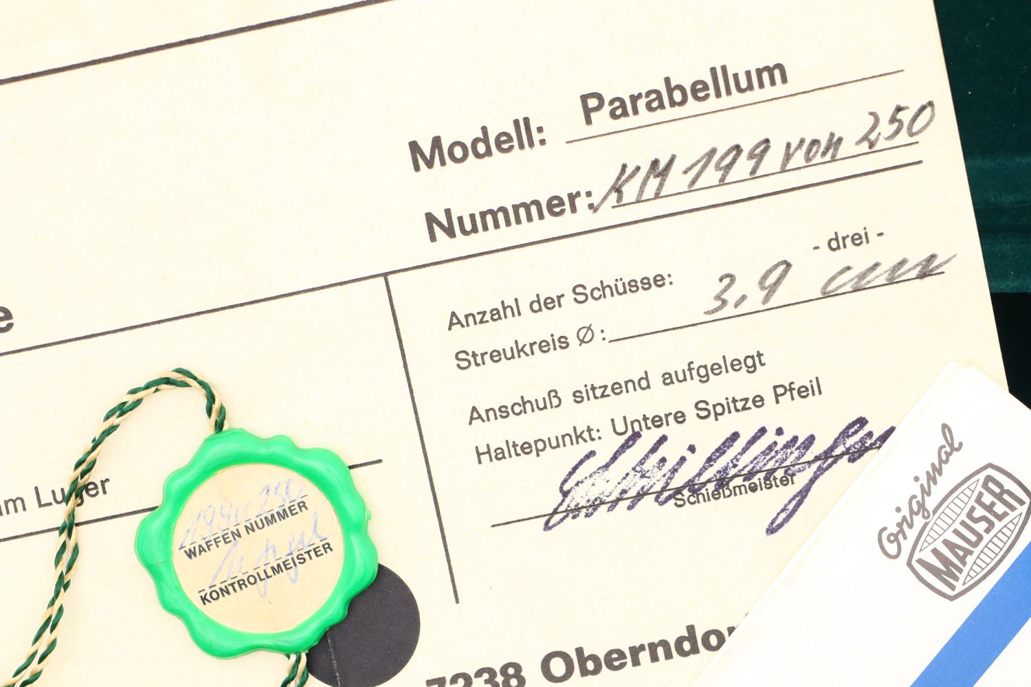 Spectacular Mauser, Luger, P08, German Navy Commemorative, Cased, FB01297 - Image 10