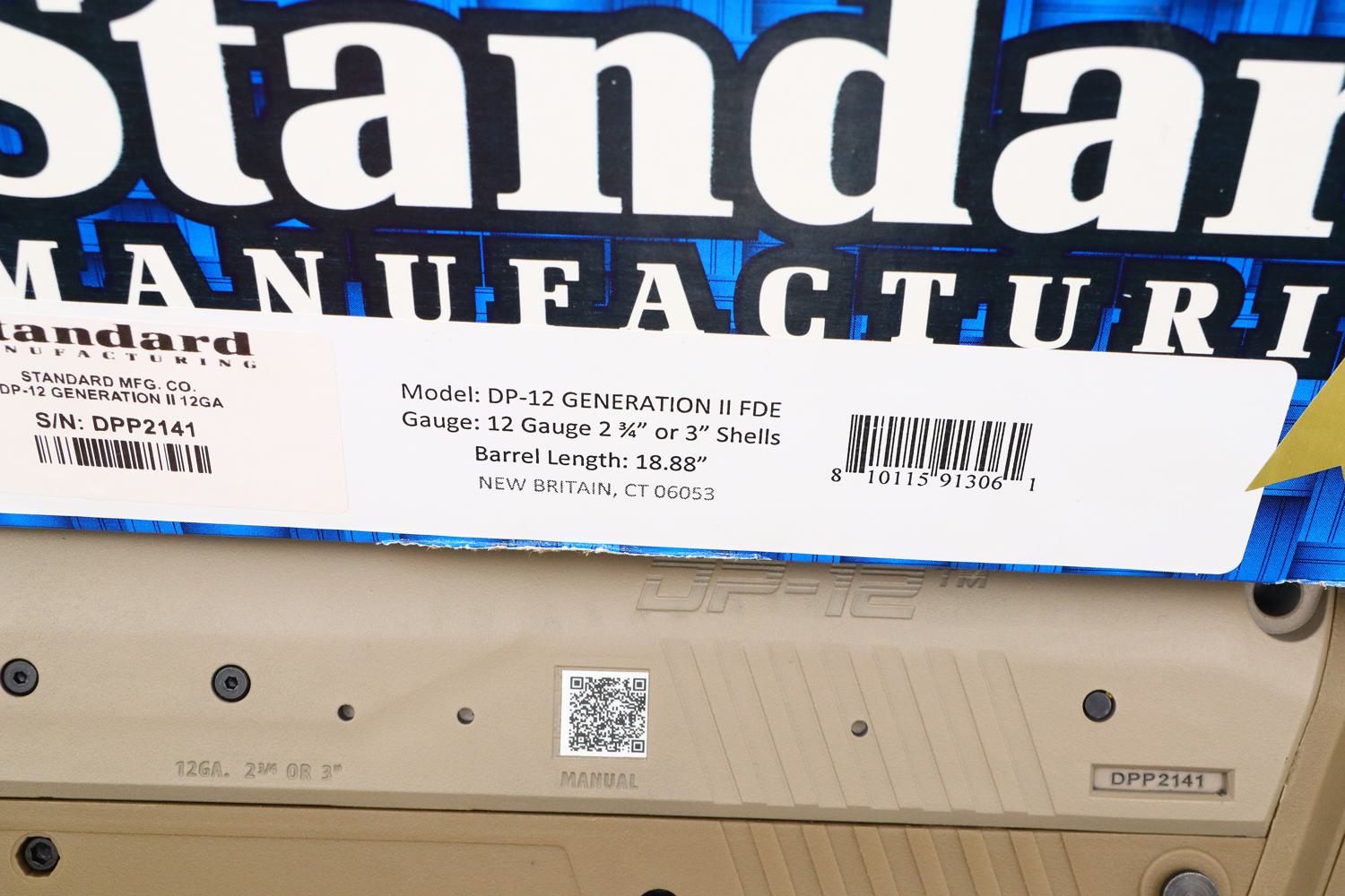 Standard Manufacturing DP-12 Slide Action Double Shotgun, DPP2141, FB01284 - Image 15