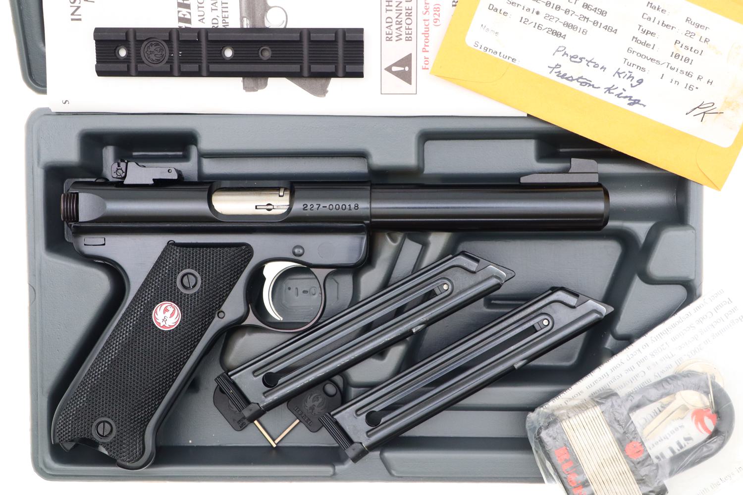 Super Early Ruger Mark III Pistol, SN 18, Made 2007, Near NIB, FB01260
