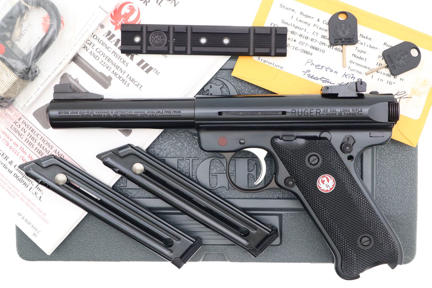 Super Early Ruger Mark III Pistol, SN 18, Made 2007, Near NIB, FB01260 - Image 2