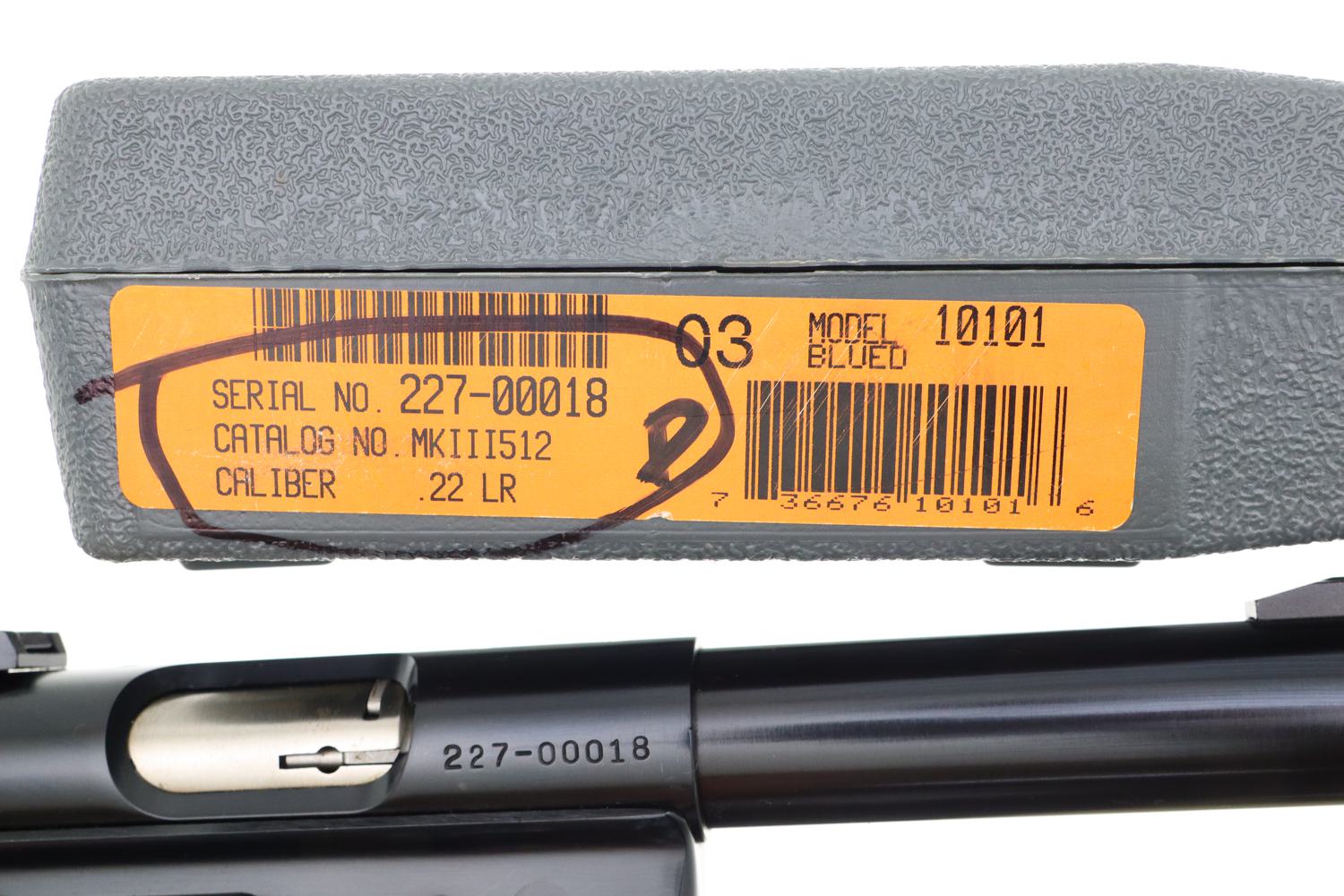 Super Early Ruger Mark III Pistol, SN 18, Made 2007, Near NIB, FB01260 - Image 15