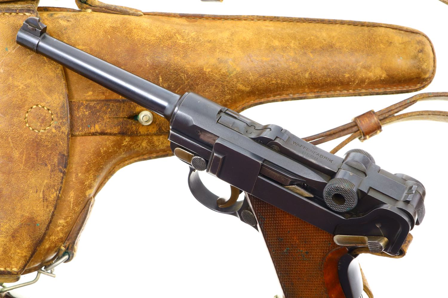 Waffenfabrik Bern, 1924, Swiss Military Luger, Holster, 24480, FB00043 - Image 15