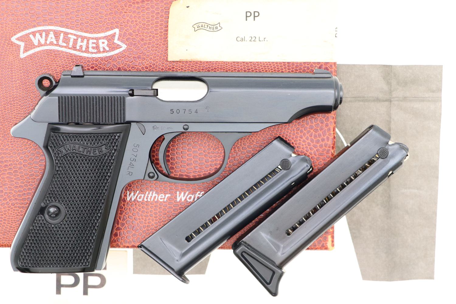 Walther PP, German Postwar Commercial .22 LR Pistol, NIB, 50754LR, FB01235 - Image 2