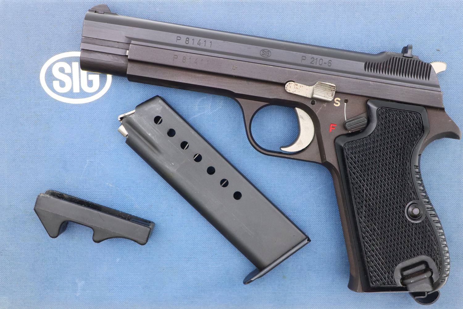 Wonderful, SIG P210-6, Swiss Target Pistol, 7.65 Para, P81411, FB01011 - Image 2