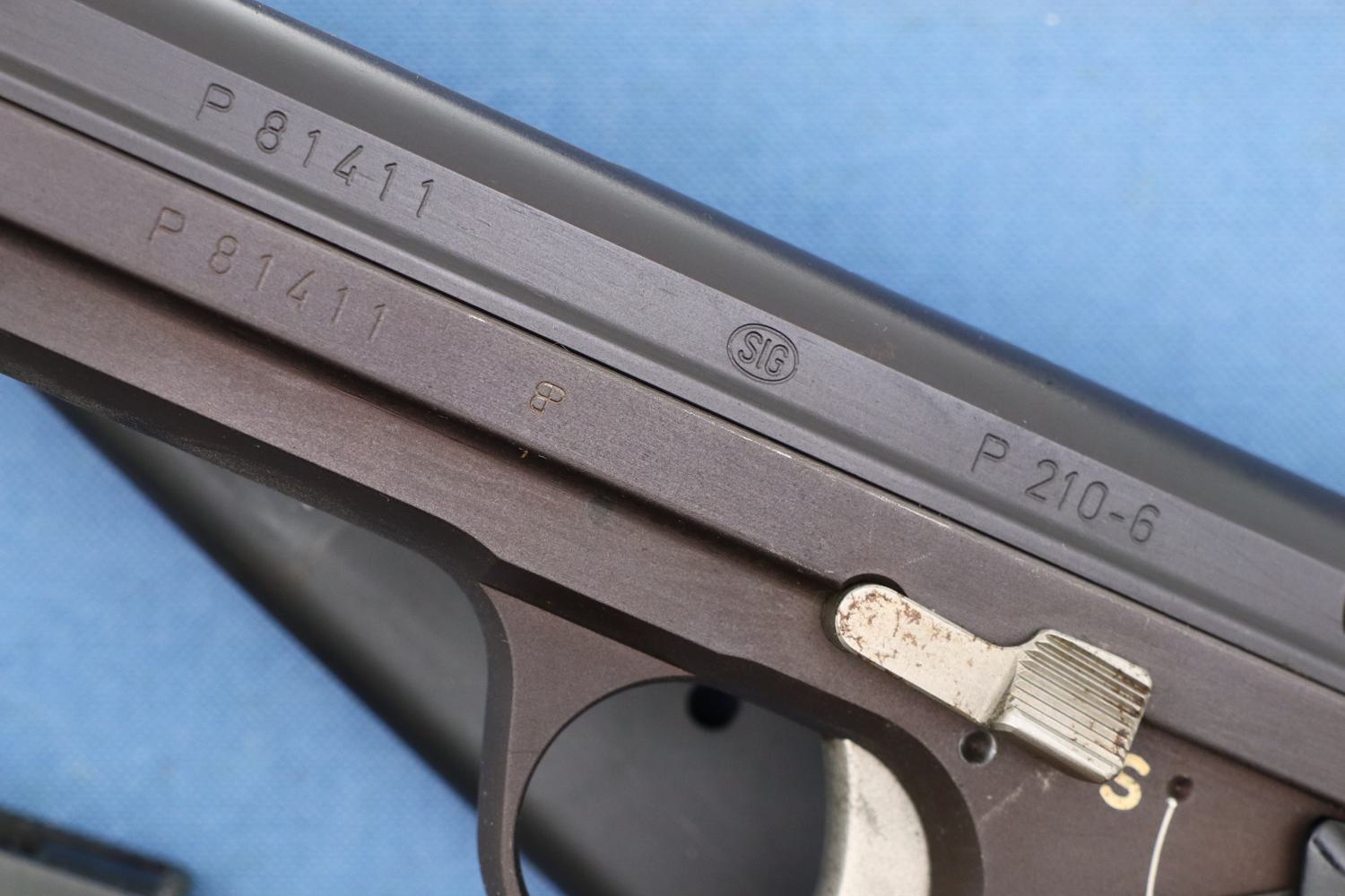 Wonderful, SIG P210-6, Swiss Target Pistol, 7.65 Para, P81411, FB01011 - Image 3