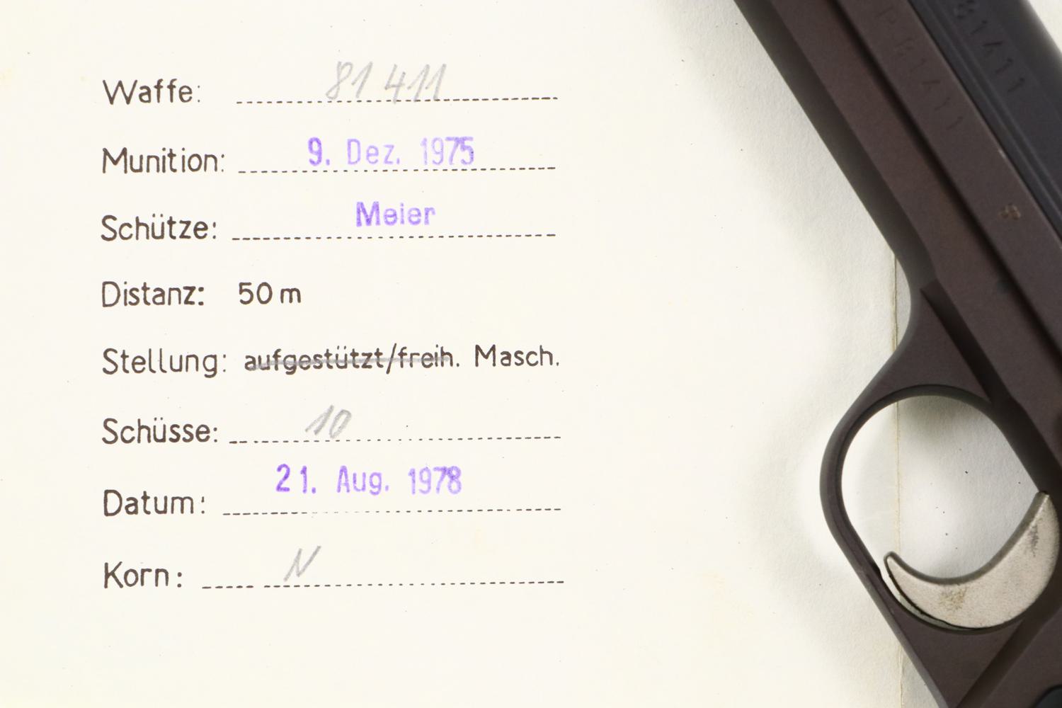 Wonderful, SIG P210-6, Swiss Target Pistol, 7.65 Para, P81411, FB01011 - Image 10