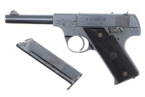 Attractive High Polish High Standard Model B, Matching Slide, WWII US Military, FB01310