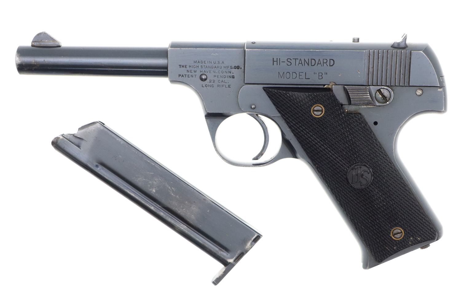 High Polish High Standard Model B, Matching Slide, WWII U.S., FB01310