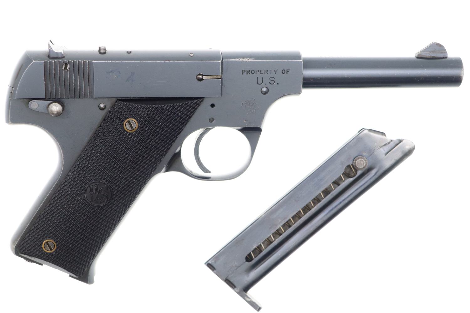 High Polish High Standard Model B, Matching Slide, WWII U.S., FB01310 - Image 2