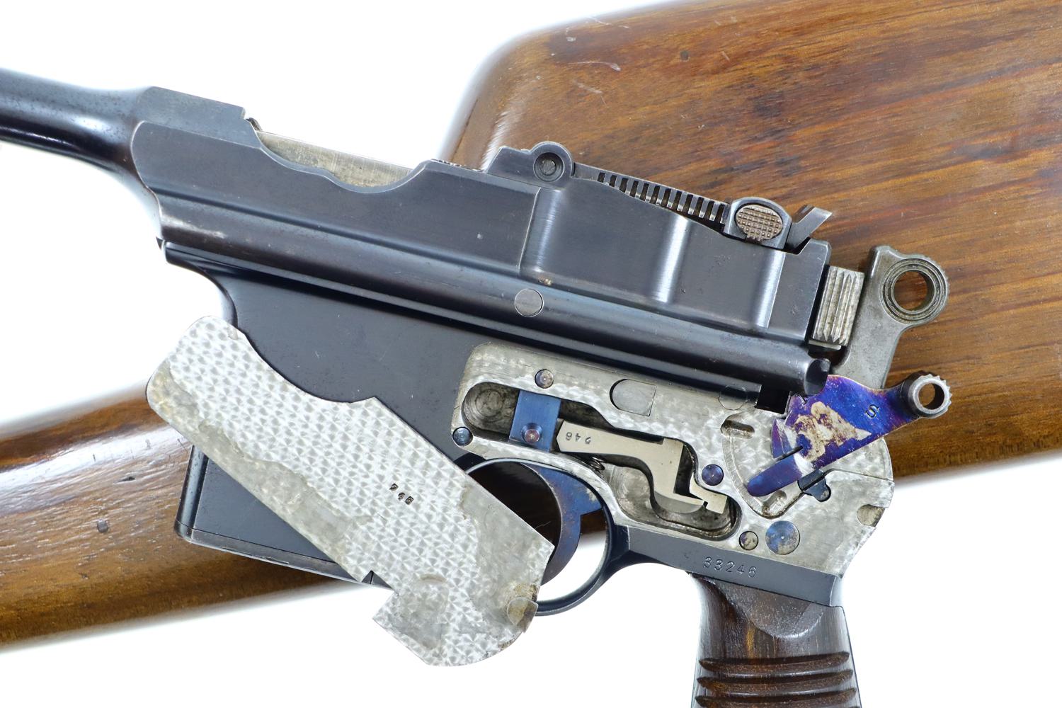 Scarce WWII German Astra, 900 Broomhandle with Stock, 33246, FB01333 - Image 4