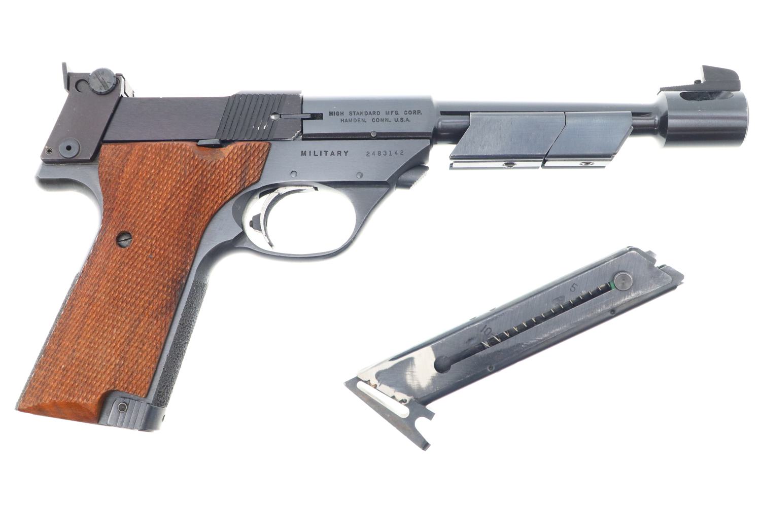 Attractive, Late Prod. High-Standard, Military Olympic Pistol, FB01281 - Image 2