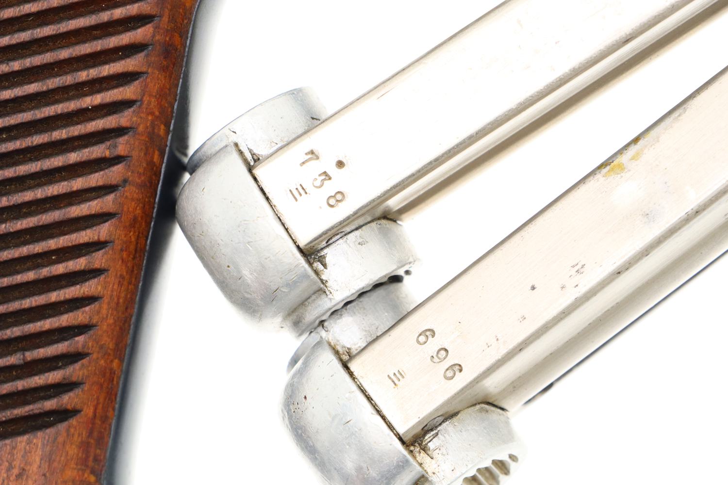 Early Japanese Military T14 Nambu Pistol, Matching Mag, Rig, 696, FB01342 - Image 12