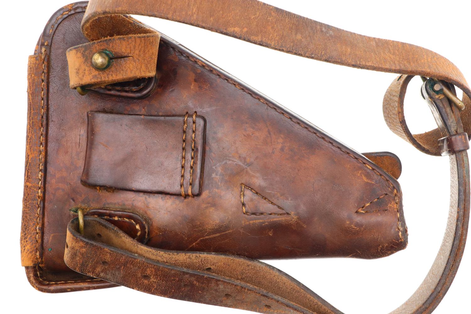 Early Japanese Military T14 Nambu Pistol, Matching Mag, Rig, 696, FB01342 - Image 16