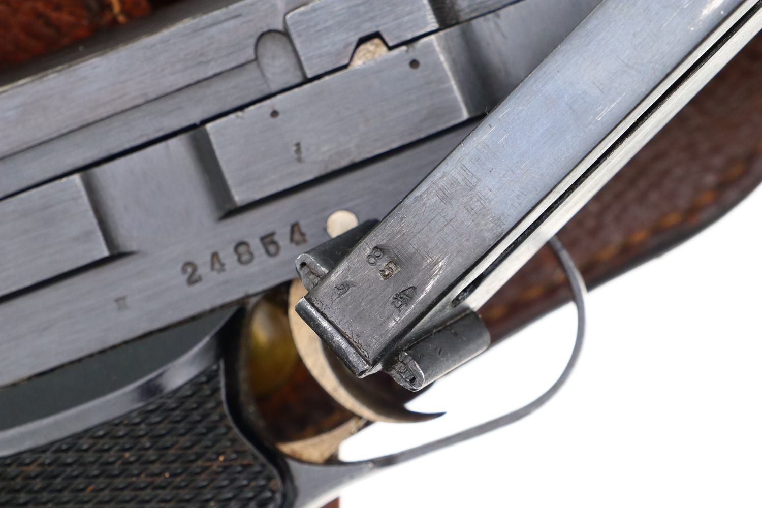 Japanese Military Type 94 Nambu Pistol, Matching Mag