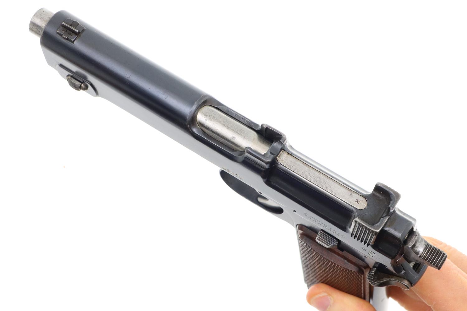 Fascinating Steyr Hahn, 1912 Pistol, Austrian Military, 1917 Date, FB01372 - Image 6