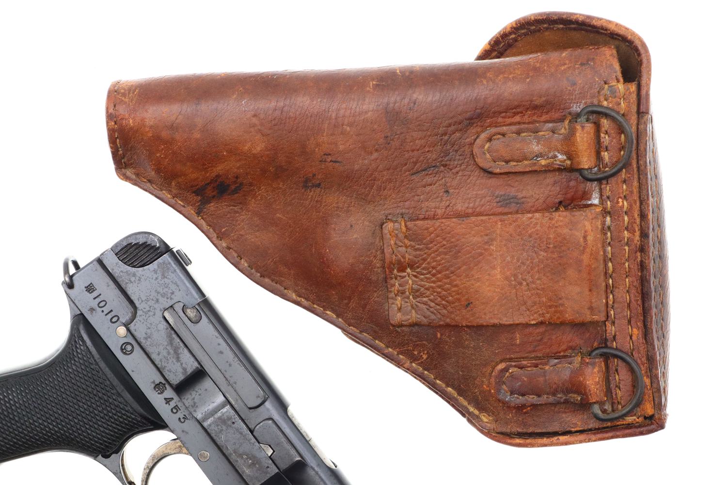 First Year Production, Japanese T94 Military Pistol, Holster, 453, FB01355 - Image 11