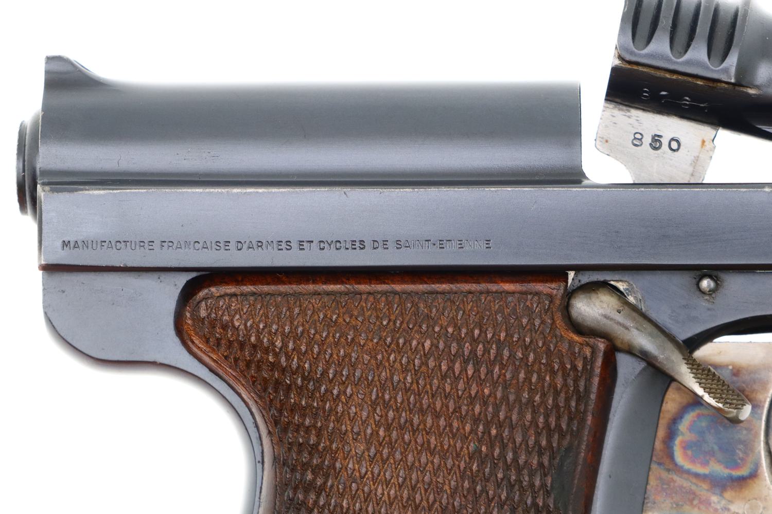 Gorgeous, French Manufrance, Mod 28, Finned, Armee Pistol, 8761, FB00592 - Image 6
