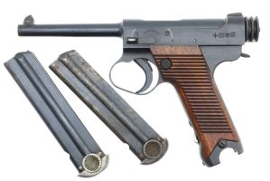 Japanese T14 Nambu, Nagoya Toriimatsu, Two Matching Mags, 90220, FB01341