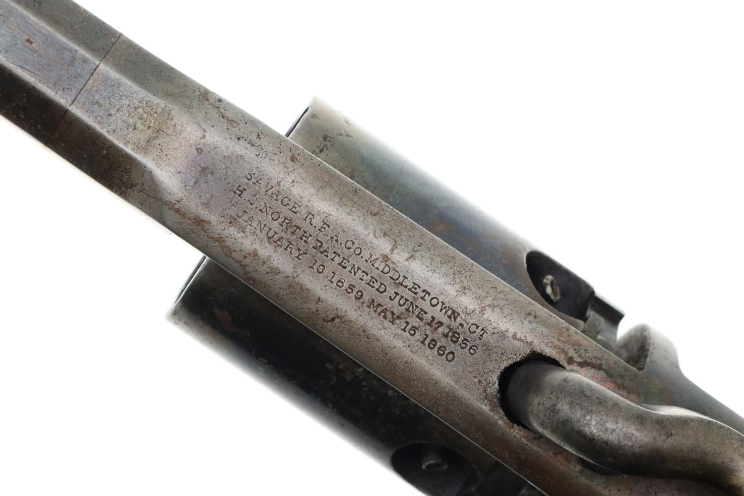 Savage Navy 1861 Revolver, Civil War Era, Antique, O-118 - Image 8