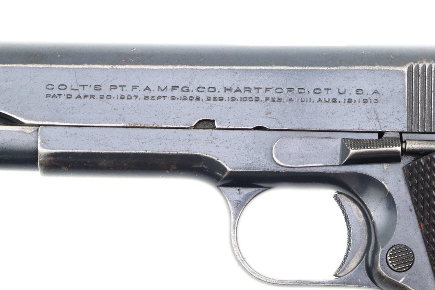 Scarce Colt 1911A1, Government Model, Shanghai Police, C148938, FB01350 - Image 4