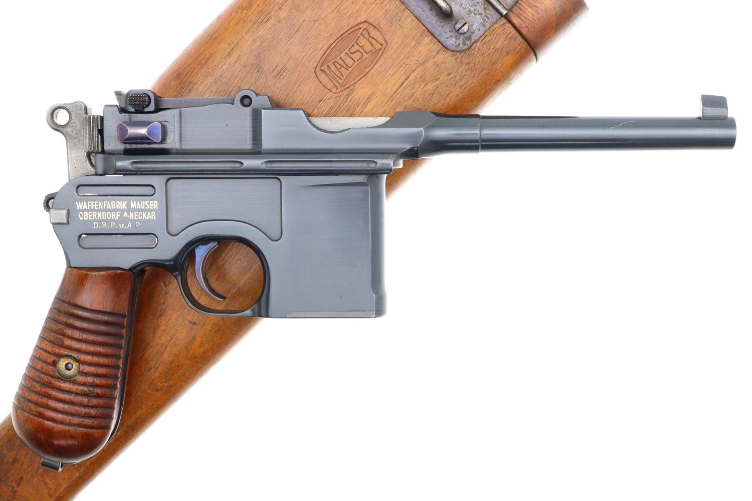 Superb Mauser C96 Broomhandle Pistol, Early 1930 Commercial, Stock FB00335 - Image 2