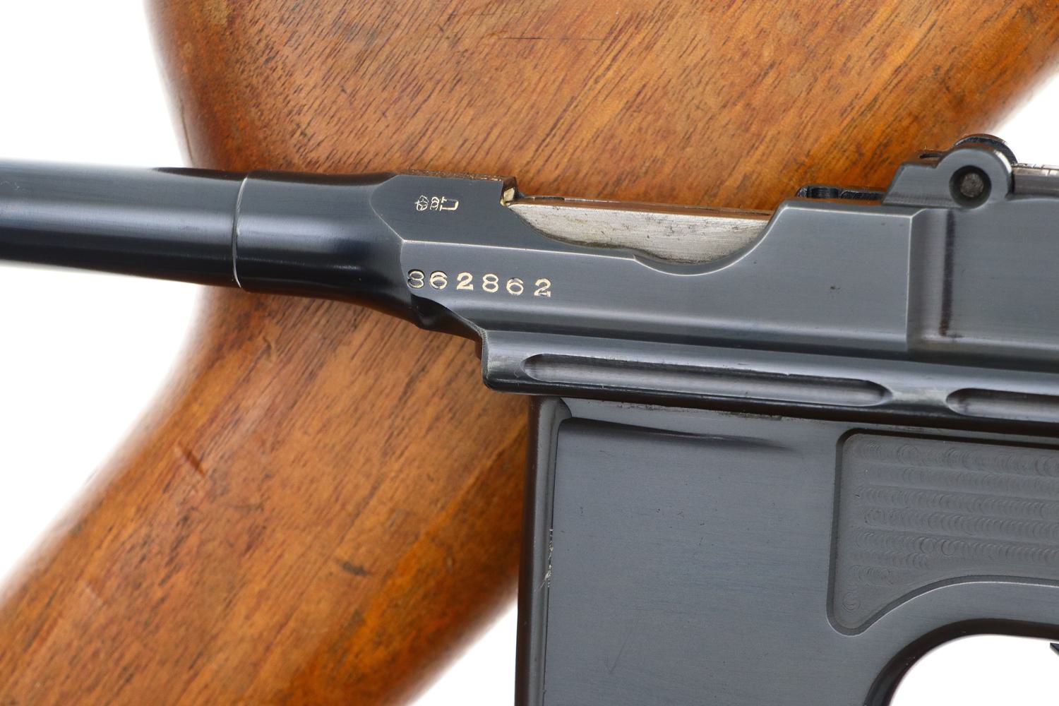 Superb Mauser C96 Broomhandle Pistol, Early 1930 Commercial, Stock FB00335 - Image 4
