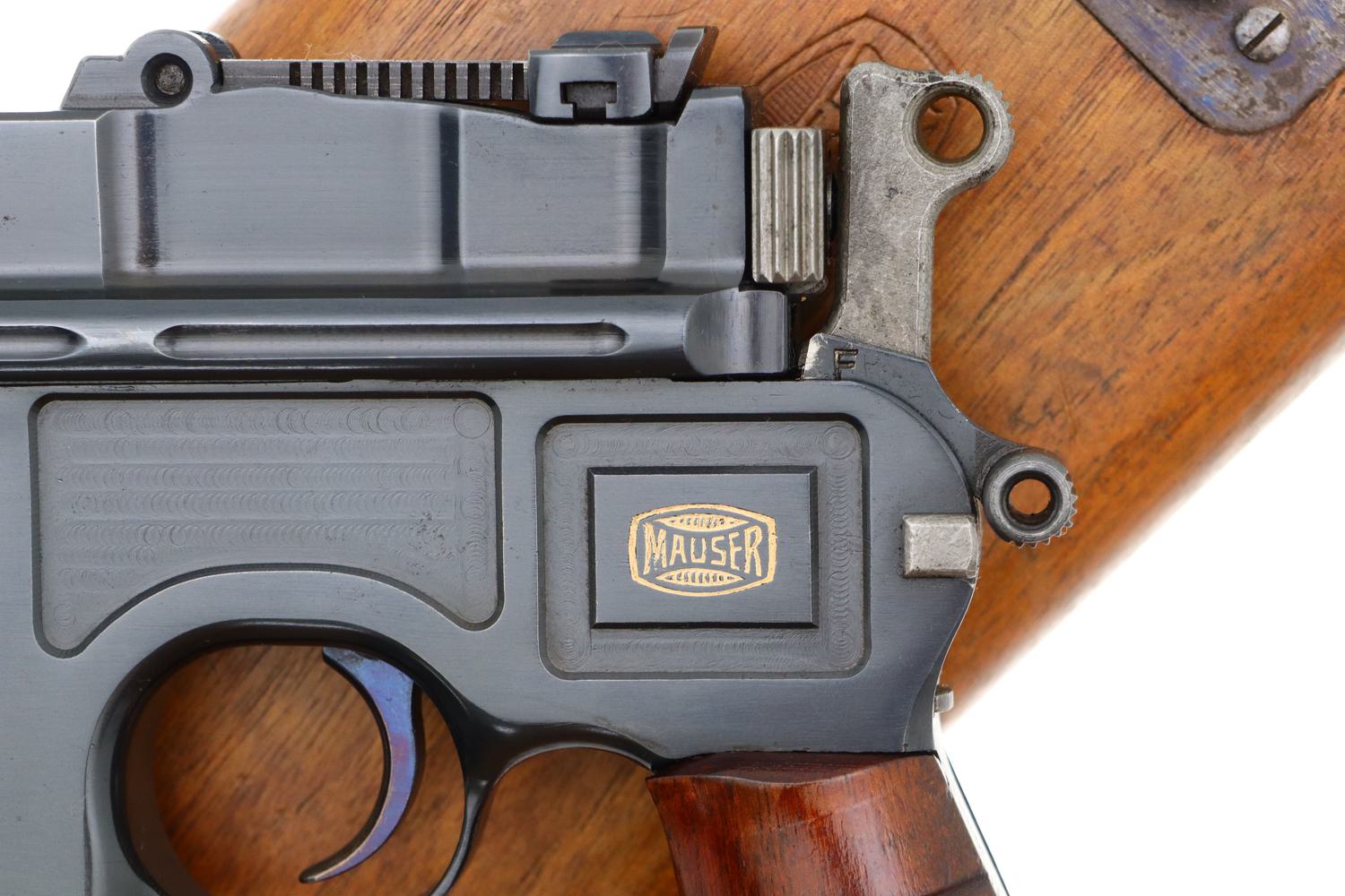 Superb Mauser C96 Broomhandle Pistol, Early 1930 Commercial, Stock FB00335 - Image 5