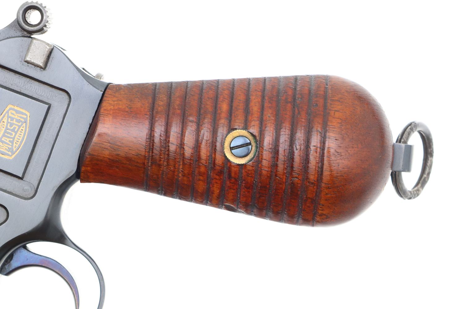 Superb Mauser C96 Broomhandle Pistol, Early 1930 Commercial, Stock FB00335 - Image 9