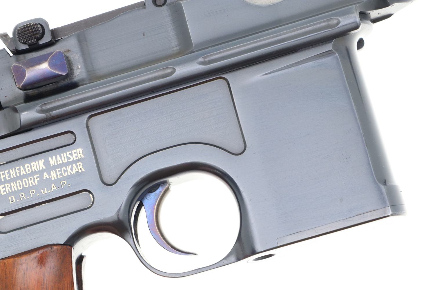 Superb Mauser C96 Broomhandle Pistol, Early 1930 Commercial, Stock FB00335 - Image 12