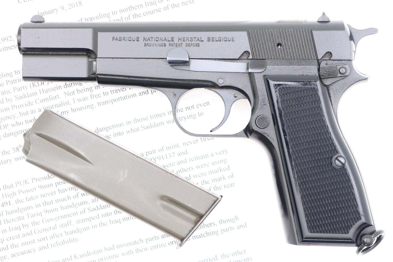 Tanaka Browning Hi-Power MK III Stainless GBB Airsoft Pistol