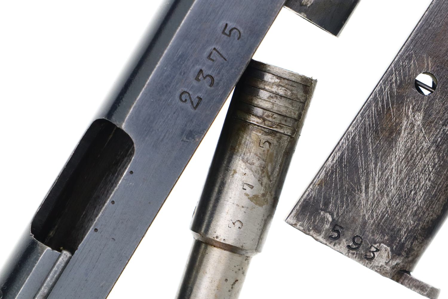 Ultra Rare Japanese Military Sugiura Shiki Pistol, WWII, 2375, FB01338 - Image 13