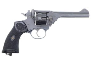 Webley MK IV Revolver, War Finish, WWII, 105121, FB01376